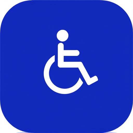 Icône ARIA représentant une icône de accessibilité stylisée, symbolisant l'amélioration de l'accessibilité des applications web riches.